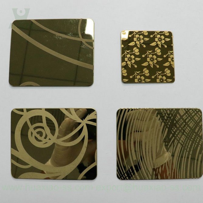 Etched Stainless Steel Sheet Huaxiao Materials